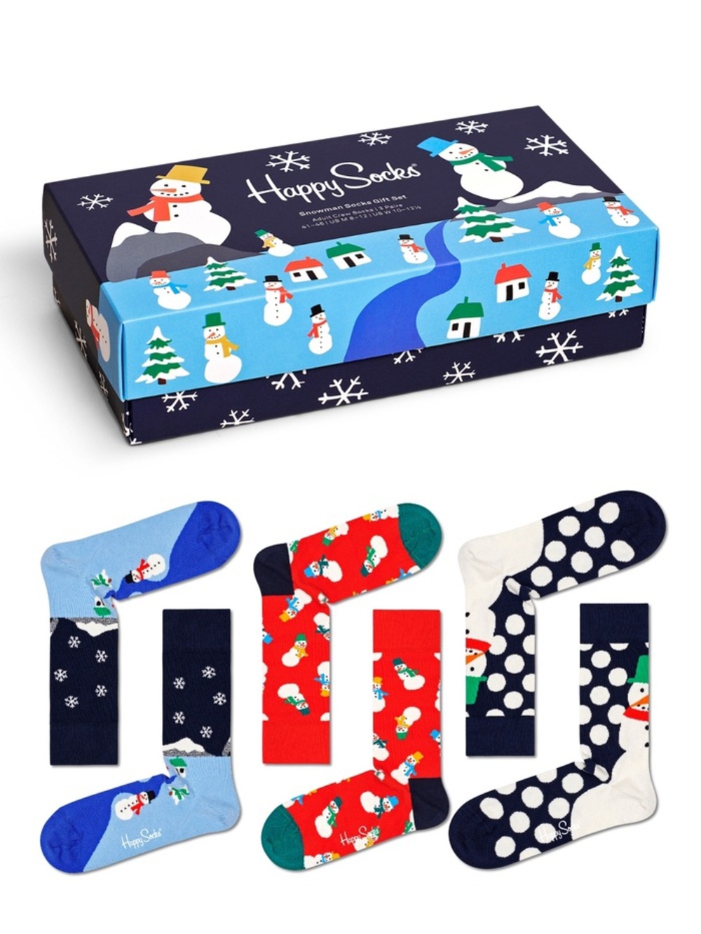 [NWOT] Happy Socks Snowman Holiday Socks